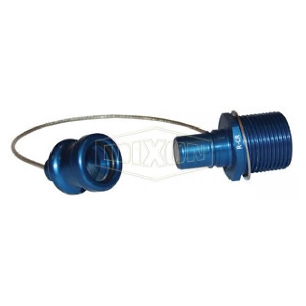 FloMAX R Series Coolant Receiver, 0.875-14 x 1.187-12 Nominal, MNPT x FNPT End Style, Aluminum, Dome